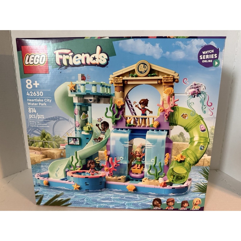 LEGO Friends 42630 Heartlake City Water Park Set 814 Pcs New Sealed